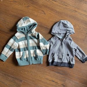 Boys hoodie jackets 12mo